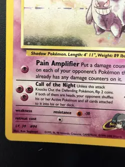 Pokemon TCG Sabrina's Gengar Holo Rare Card 14/132 Gym Heroes - Image 5