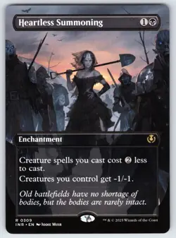 Heartless Summoning (Borderless) R Innistrad Remastered # 309 NM Normal - Image 1