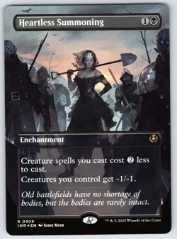 Heartless Summoning (Borderless) R Innistrad Remastered # 309 NM Foil - Image 1
