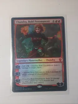 Chandra Bold Pyromancer Dominaria Foil Magic: The Gathering - Image 1
