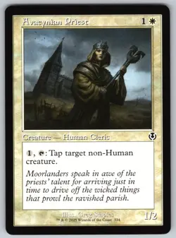 Avacynian Priest (Retro Frame) C Innistrad Remastered #334 NM Normal - Image 1