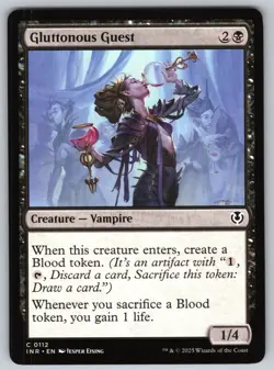Gluttonous Guest C Innistrad Remastered #112 NM Normal - Image 1