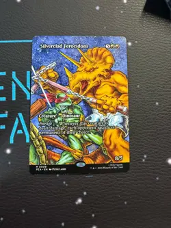 Silverclad Ferocidons Teenage Mutant Ninja Turtles Borderless Mythic Rare - Image 1