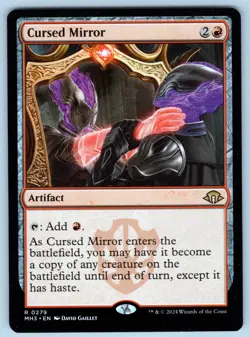Cursed Mirror R Modern Horizons 3 # 279 NM Normal - Image 1