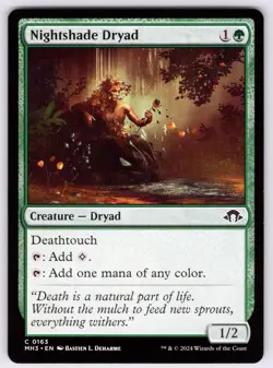 Nightshade Dryad C Modern Horizons 3 # 163 NM Normal - Image 1