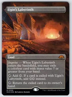 Ugin's Labyrinth (Borderless) M Modern Horizons 3 #359 NM Foil - Image 1