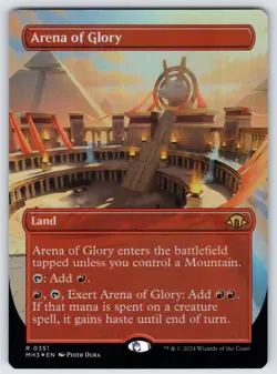 Arena of Glory (Borderless) R Modern Horizons 3 #351 NM Foil - Image 1