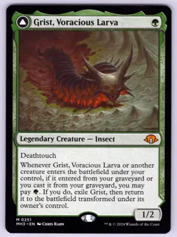 Grist, Voracious Larva M Modern Horizons 3 # 251 NM Normal - Image 1