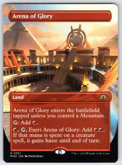 Arena of Glory (Borderless) R Modern Horizons 3 #351 NM Normal - Image 1
