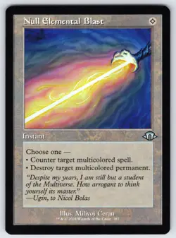 Null Elemental Blast (Retro Frame) U Modern Horizons 3 #387 NM Normal - Image 1