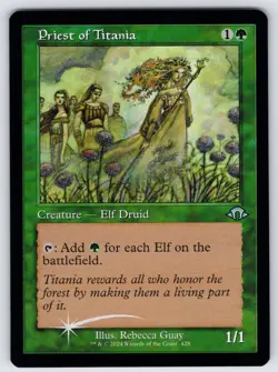 Priest of Titania (Retro Frame) U Modern Horizons 3 #428 NM Foil - Image 1