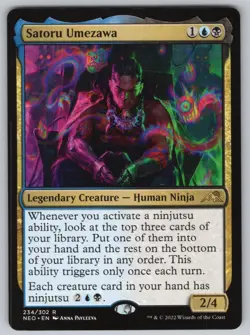 Satoru Umezawa R Kamigawa: Neon Dynasty #234 NM Normal - Image 1