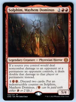 Solphim, Mayhem Dominus M Phyrexia: All Will Be One # 150 NM Normal - Image 1