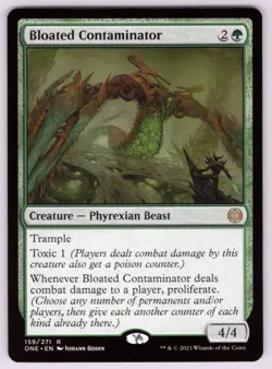 Bloated Contaminator R Phyrexia: All Will Be One # 159 NM Normal - Image 1