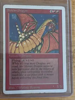 MTG: Shivan Dragon: Revised Edition: Regular: Lightly Played (Excellent) - Image 1