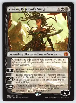 Vraska, Betrayal's Sting M Phyrexia: All Will Be One # 115 NM Normal - Image 1