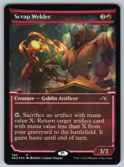 Scrap Welder (Showcase) R Kamigawa: Neon Dynasty #388 NM Foil - Image 1