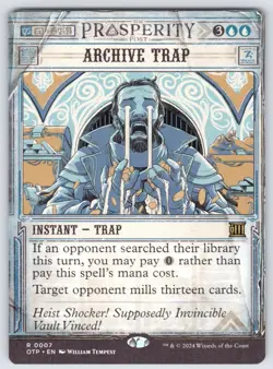 Archive Trap R Outlaws of Thunder Junction: Breaking News # 7 NM Normal - Image 1