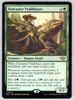 Outcaster Trailblazer R Outlaws of Thunder Junction # 173 NM Normal - Image 1