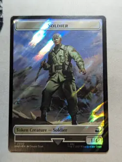 Token - Mark of the Rani & Soldier - MTG - WHO - 0047 & 0040 - Surge FOIL - Image 2