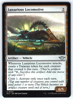 Luxurious Locomotive U Outlaws of Thunder Junction # 244 NM Normal - Image 1
