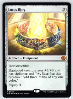 Lotus Ring M Outlaws of Thunder Junction: The Big Score # 24 NM Normal - Image 1