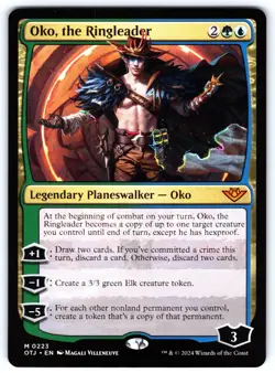 Oko, the Ringleader M Outlaws of Thunder Junction # 223 NM Normal - Image 1