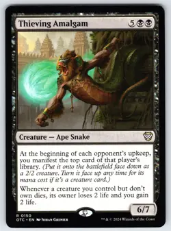 Thieving Amalgam R Commander: Outlaws of Thunder Junction # 150 NM Normal - Image 1