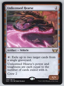 Unlicensed Hearse R Streets of New Capenna #246 NM Normal - Image 1