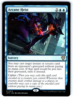 Arcane Heist R Commander: Outlaws of Thunder Junction # 13 NM Normal - Image 1