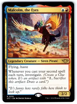 Malcolm, the Eyes R Outlaws of Thunder Junction # 219 NM Normal - Image 1