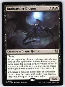 Brainstealer Dragon R Commander: Outlaws of Thunder Junction # 127 NM Normal - Image 1