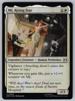 MJ, Rising Star U Marvel's Spider-Man: Eternal-Legal #3 NM Foil - Image 1