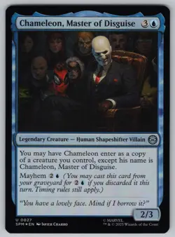 Chameleon, Master of Disguise U Marvel's Spider-Man #27 NM Foil - Image 1