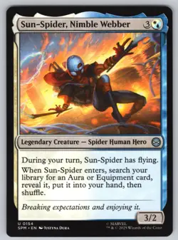 Sun-Spider, Nimble Webber U Marvel's Spider-Man #154 NM Normal - Image 1