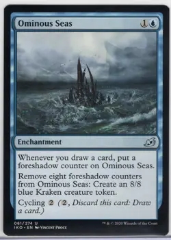 1x Ominous Seas - Ikoria: Lair of Behemoths - Near Mint - Image 1