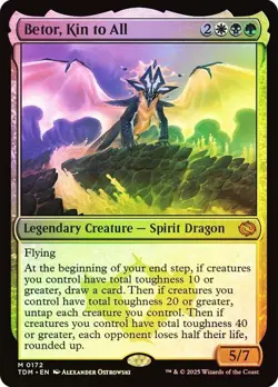 Foil Betor, Kin to All [Tarkir: Dragonstorm] MTG - Image 1