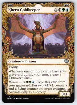 Kheru Goldkeeper (Showcase) U Tarkir: Dragonstorm # 313 NM Normal - Image 1