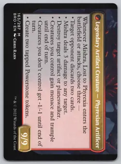 Phyrexian Dragon Engine R The Brothers' War #163 NM Normal - Image 2