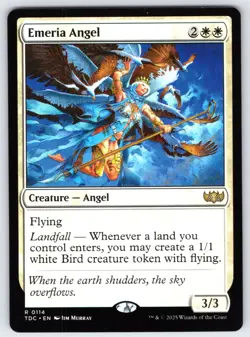 Emeria Angel R Commander: Tarkir: Dragonstorm # 114 NM Normal - Image 1