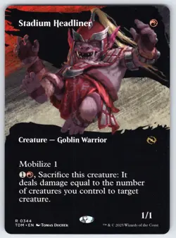 Stadium Headliner (Borderless) R Tarkir: Dragonstorm # 344 NM Normal - Image 1