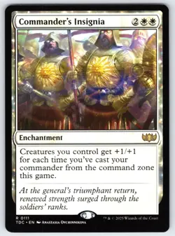 Commander's Insignia R Commander: Tarkir: Dragonstorm # 111 NM Normal - Image 1