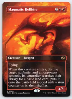 Magmatic Hellkite (Borderless) R Tarkir: Dragonstorm # 380 NM Normal - Image 2