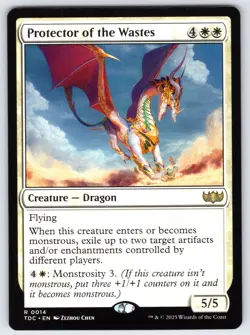 Protector of the Wastes R Commander: Tarkir: Dragonstorm # 14 NM Normal - Image 1