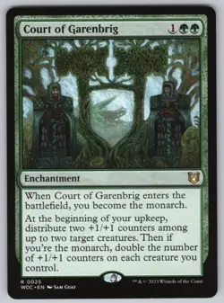 Court of Garenbrig R Commander: Wilds of Eldraine #25 NM Normal - Image 1