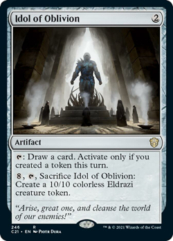 mtg magic idol of oblivion FRENCH vf fr idole de l'oubli commander - Image 1