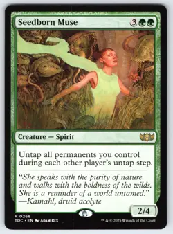 Seedborn Muse R Commander: Tarkir: Dragonstorm # 268 NM Normal - Image 1