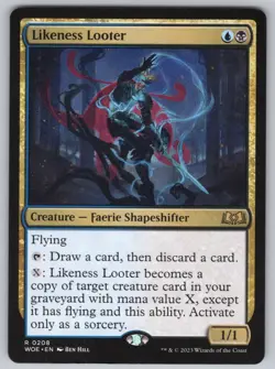 Likeness Looter R Wilds of Eldraine #208 NM Normal - Image 1