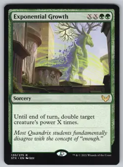 Exponential Growth R Strixhaven: School of Mages #130 NM Normal - Image 1