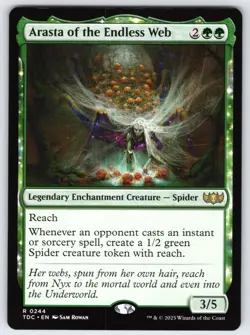 Arasta of the Endless Web R Commander: Tarkir: Dragonstorm # 244 NM Normal - Image 1